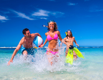 Algarve apartment rental - fun in the sea